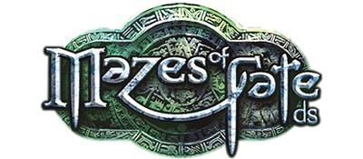 Mazes of Fate title screen for Nintendo DS